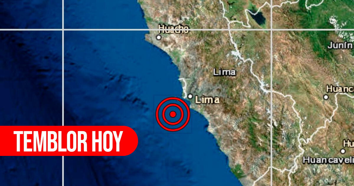 Temblor HOY, 14 de abril en Lima: se registró sismo de magnitud 4.8 con epicentro en el Callao