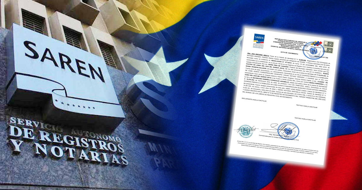 Certificado de nacimiento en Venezuela: Realiza tu solicitud HOY por Internet GRATIS
