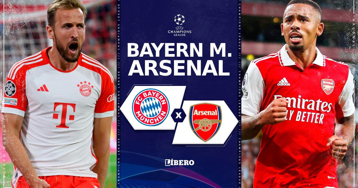 Bayern Múnich vs. Arsenal EN VIVO: pronóstico, horarios y dónde ver la Champions League