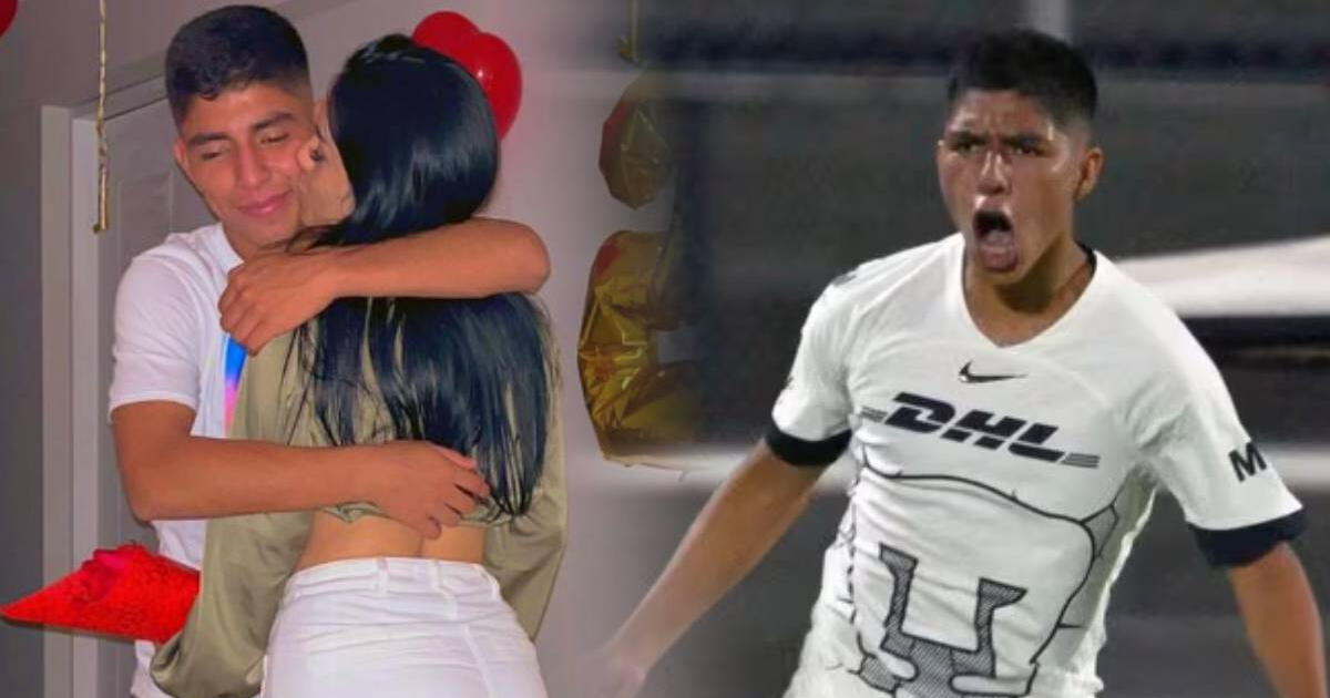 Piero Quispe anotó su primer gol con los Pumas y recibió emotivo mensaje de su novia