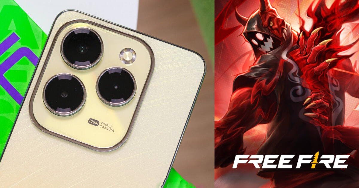 Infinix HOT 40 Pro, el smartphone 'gamer' de bajo precio diseñado para los fanáticos de Free Fire