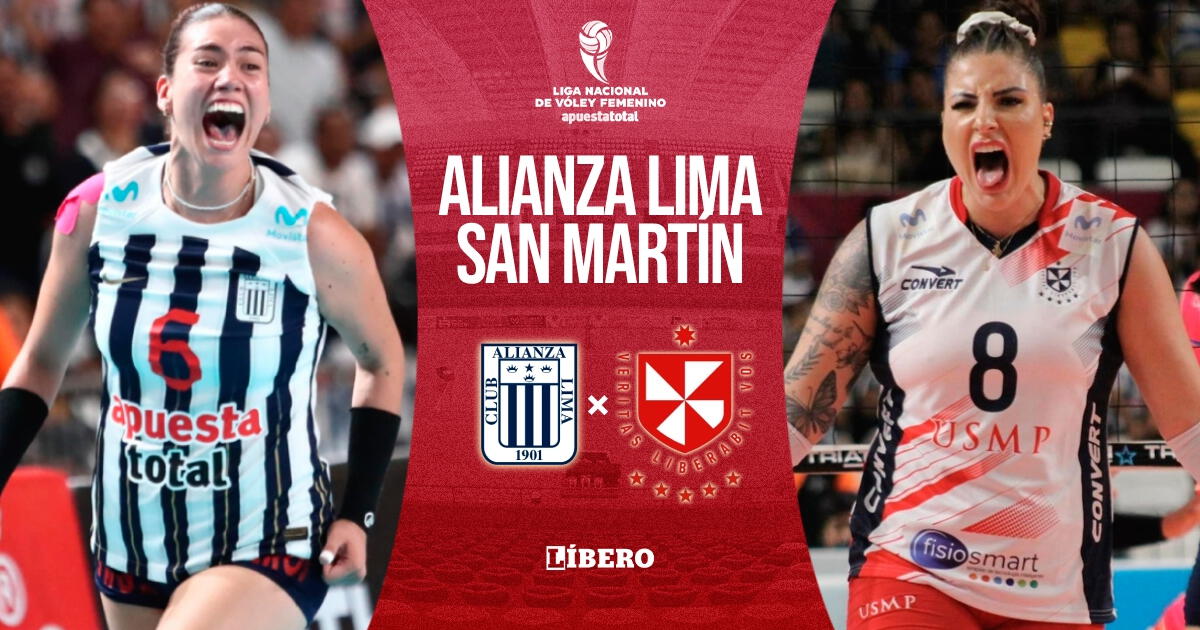 Alianza Lima vs. San Martín EN VIVO: fecha, horario y cómo ver la final de Liga Nacional de Vóley