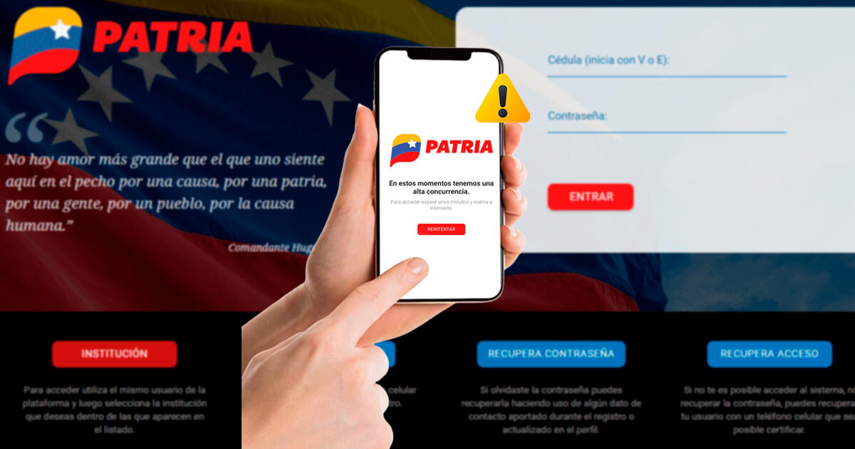 Sistema Patria: descubre si la plataforma está disponible en Venezuela HOY