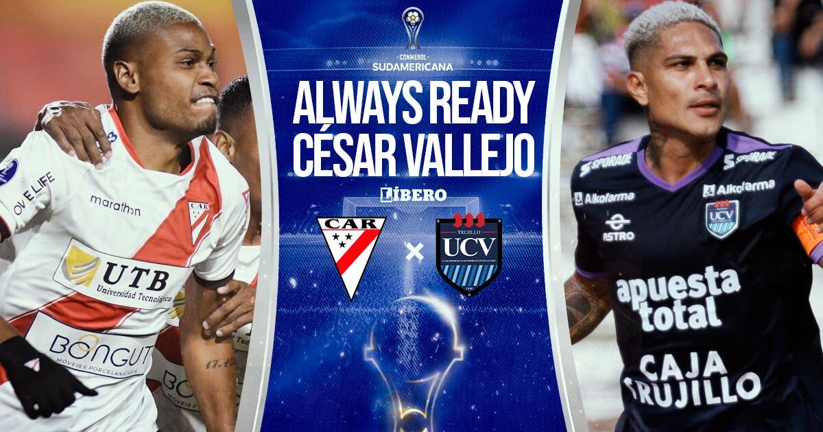 César Vallejo vs. Always Ready EN VIVO con Paolo Guerrero: horario y canal por Sudamericana