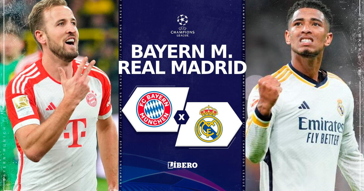 Real Madrid vs Bayern Múnich EN VIVO: pronósticos, horarios y cómo ver la Champions League