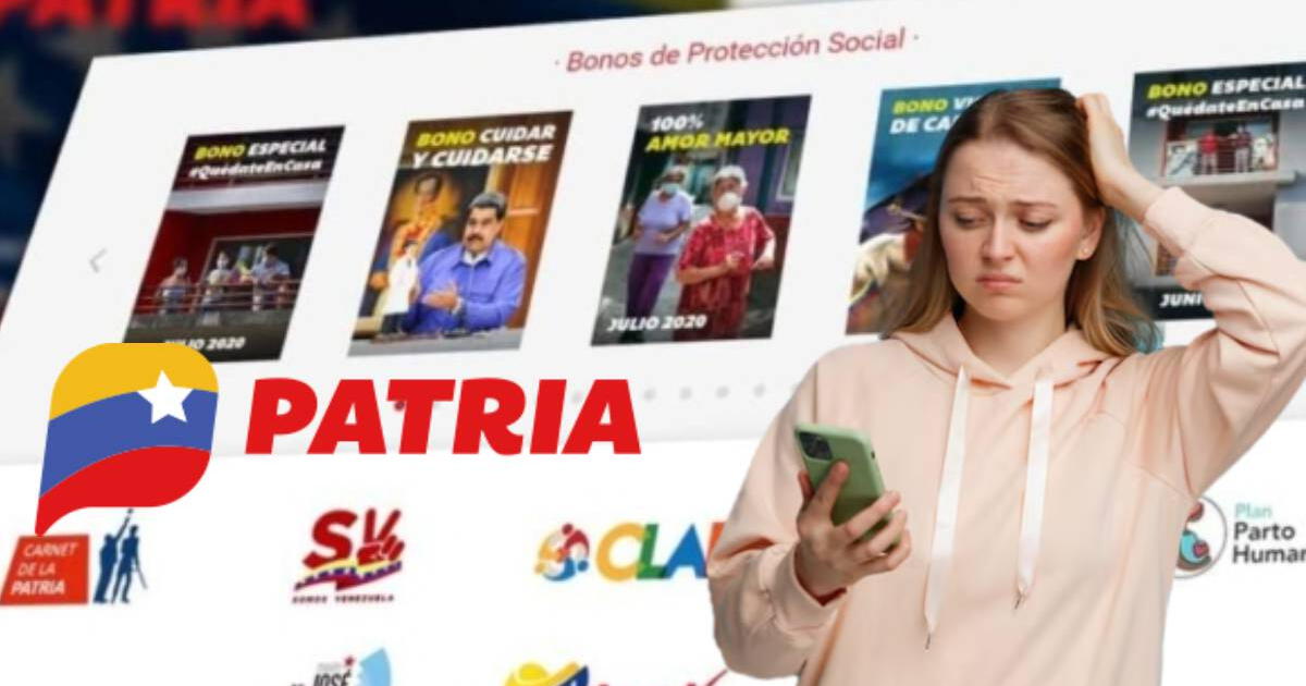 Sistema Patria: consulta en qué horarios NO estará activa la plataforma para cobro de bonos