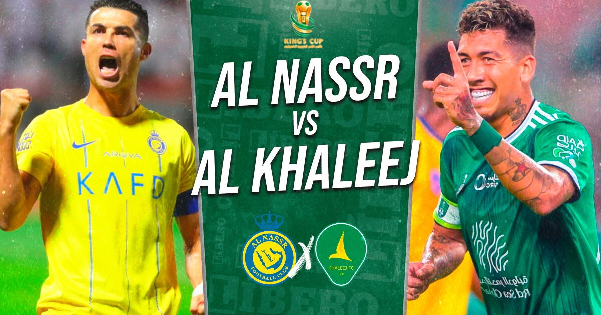 Al Nasshr vs Al Khaleej EN VIVO con Cristiano Ronaldo por la Copa del Rey de Campeones