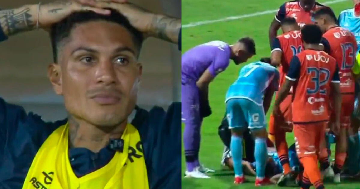 La desgarradora reacción de Paolo Guerrero tras la fuerte lesión de Yoshimar Yotún 