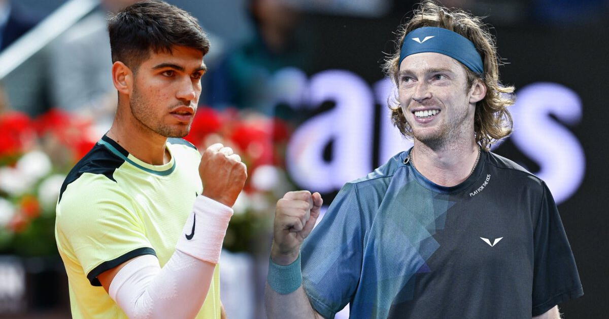 Carlos Alcaraz vs Andrey Rublev EN VIVO: horario, canal y dónde ver el Madrid Open