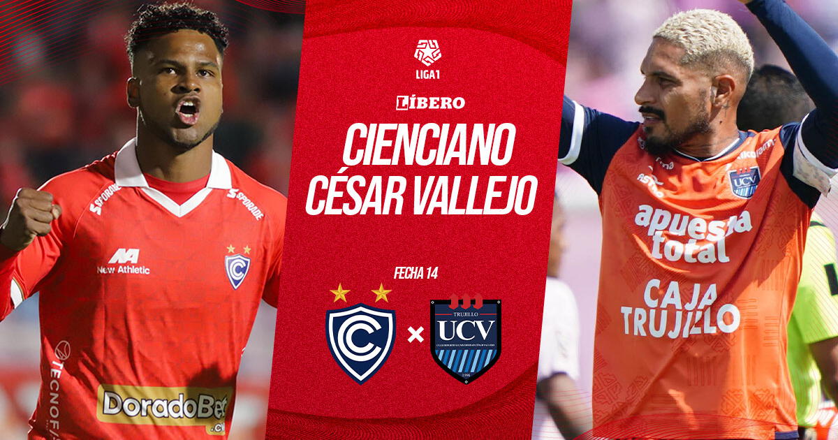 Cienciano vs César Vallejo EN VIVO: horario y cómo ver Liga 1 MAX GRATIS