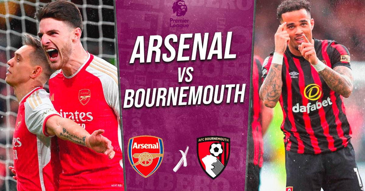 Arsenal vs Bournemouth EN VIVO: cuándo juega, horario, pronóstico y dónde ver Premier League