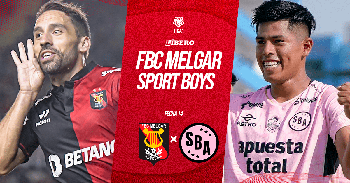 Melgar vs. Sport Boys EN VIVO por Liga 1: fecha, a qué hora y dónde ver partido