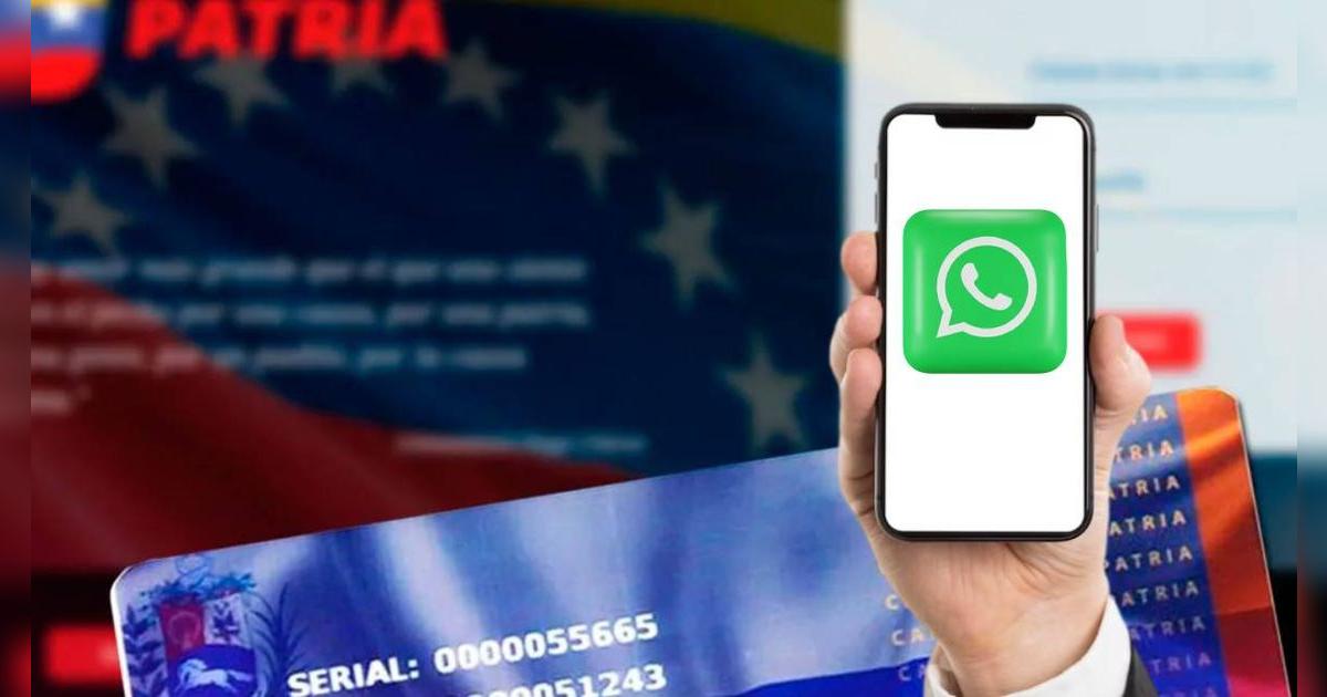 Sistema Patria: CHECA si se puede solicitar los bonos en Venezuela vía WhatsApp