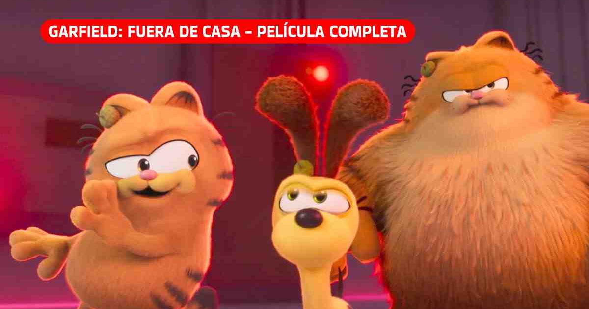 VER 'Garfield: fuera de casa' película completa en español latino por Internet