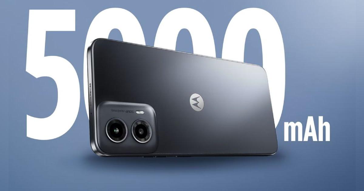 Motorola Moto G34: el teléfono a bajo costo que compite con grandes MONSTRUOS TECNOLÓGICOS