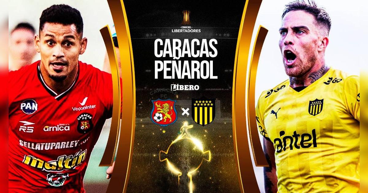 Caracas vs. Peñarol EN VIVO por Copa Libertadores vía ESPN: hora y dónde ver el partido
