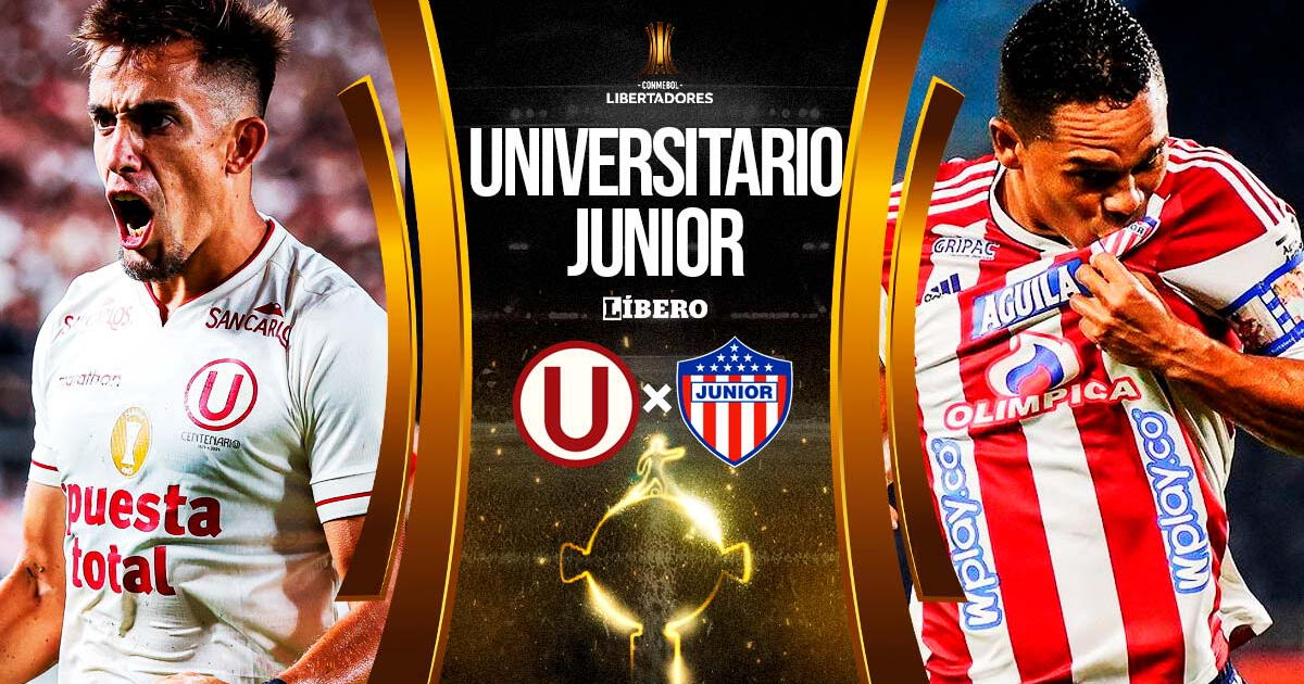 Universitario vs Junior EN VIVO por Copa Libertadores: fecha, horario, pronóstico y dónde ver