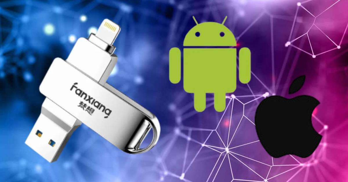 ¡No te quedes sin espacio! La memoria USB de 128 GB con doble entrada compatible con iPhone y Android