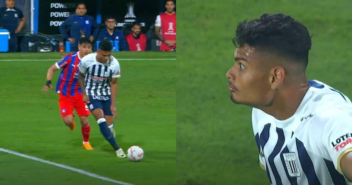 Jeriel De Santis falló tres ocasiones CLARAS para Alianza Lima en solo diez minutos 