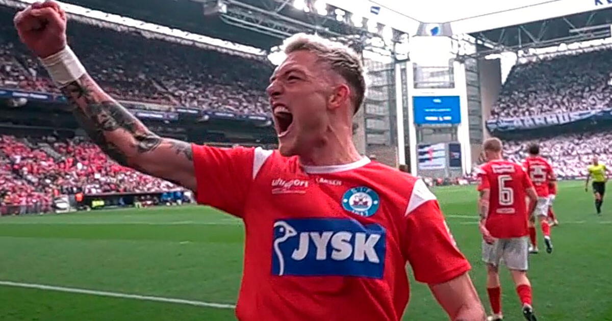 Oliver Sonne y su magnífica jugada para anotar en la final de la Copa de Dinamarca 