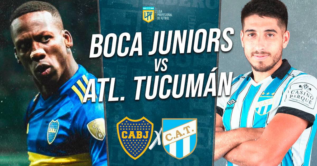 Boca Juniors vs Atlético Tucumán EN VIVO vía TNT Sports: hora y dónde ver Liga Profesional