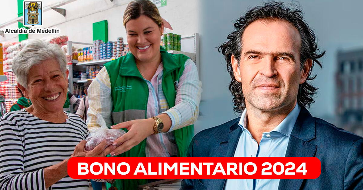 Bono Alimentario 2024: fechas de inscripción en mayo y LINK de postulación vía Alcaldía de Medellín