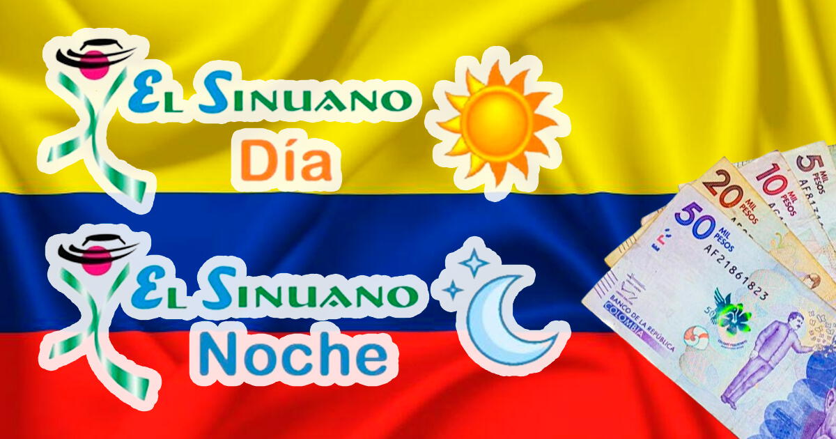 Resultado de Sinuano Día y Noche de HOY, 15 de mayo: números ganadores y SORTEOS AQUÍ