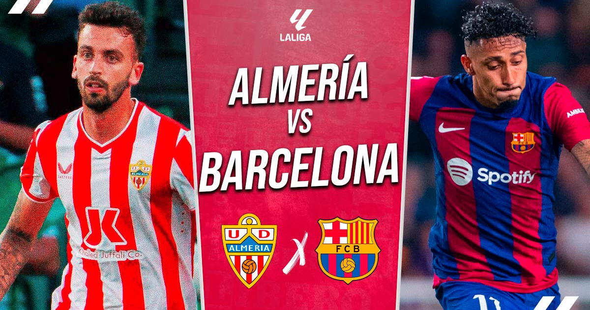 Barcelona vs. Almería EN VIVO por DirecTV: pronóstico, a qué hora juega y dónde ver LaLiga