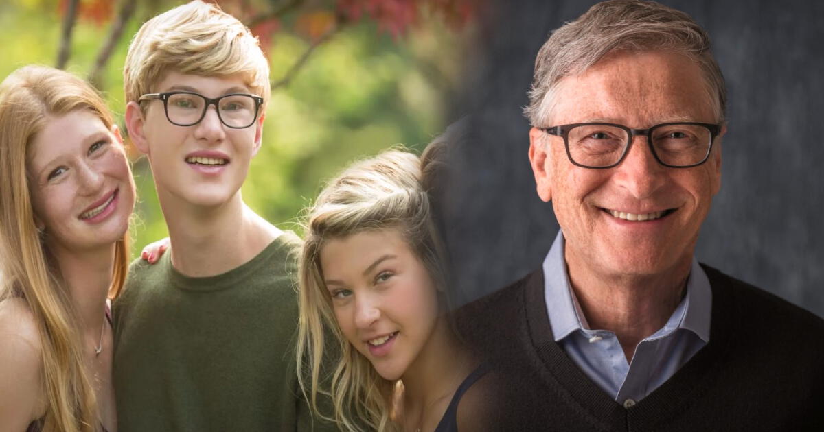 A esto se dedican los hijos de Bill Gates, uno de los hombres más ricos del mundo