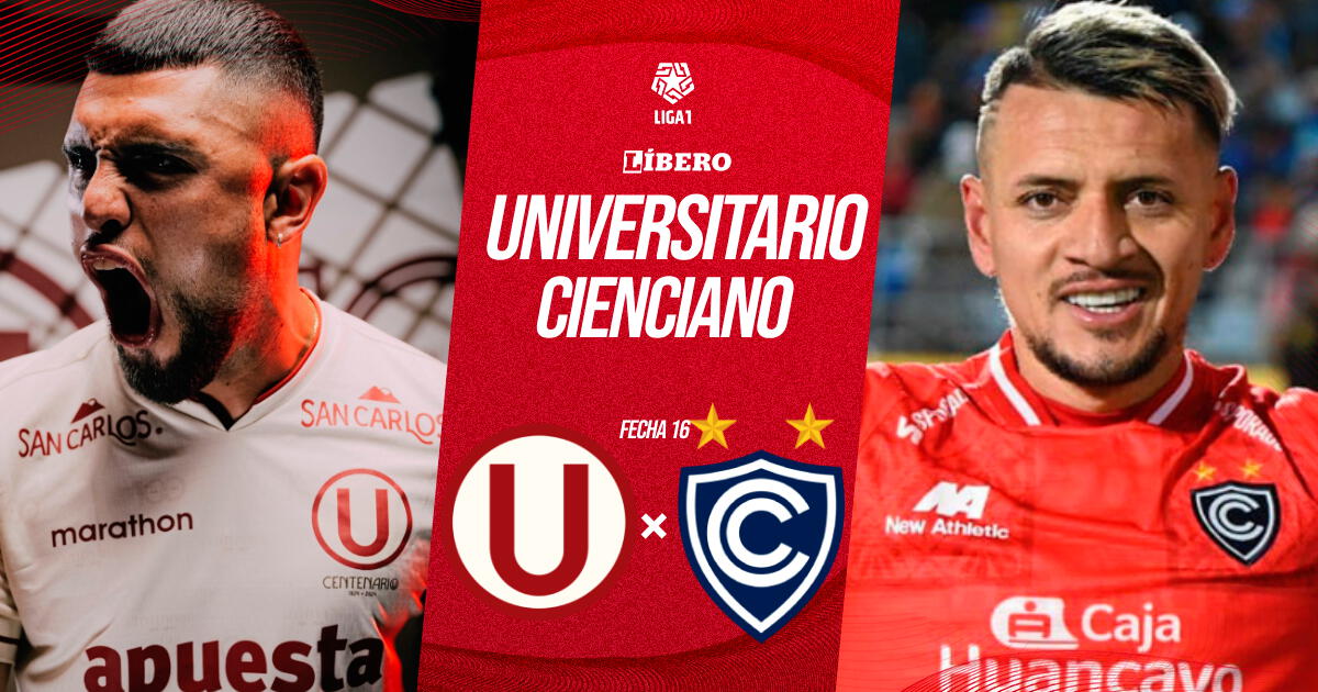 Universitario vs Cienciano EN VIVO por Liga 1: cuándo juega, hora, entradas y dónde ver partido