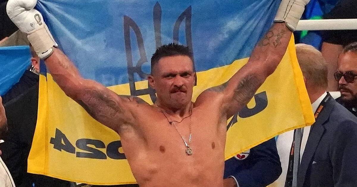 Oleksandr Usyk venció a Tyson Fury y es nuevo campeón indiscutido del peso pesado