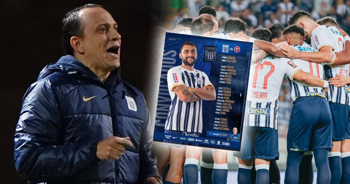 La IMPACTANTE lista de convocados de Restrepo para el Alianza Lima vs. Garcilaso