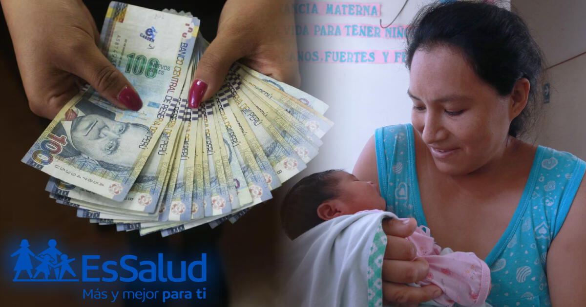 EsSalud otorga un BONO LACTANCIA MATERNA de 820 soles en Perú: Revisa los REQUISITOS para obtenerlo