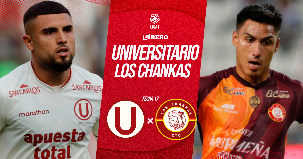 Universitario vs Los Chankas EN VIVO por GOLPERU: cuándo juega, hora, pronóstico y dónde ver Liga 1