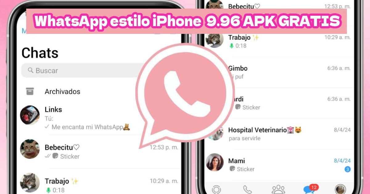 Descargar WhatsApp estilo iPhone 9.96 APK GRATIS para Android: GUÍA de instalación junio 2024