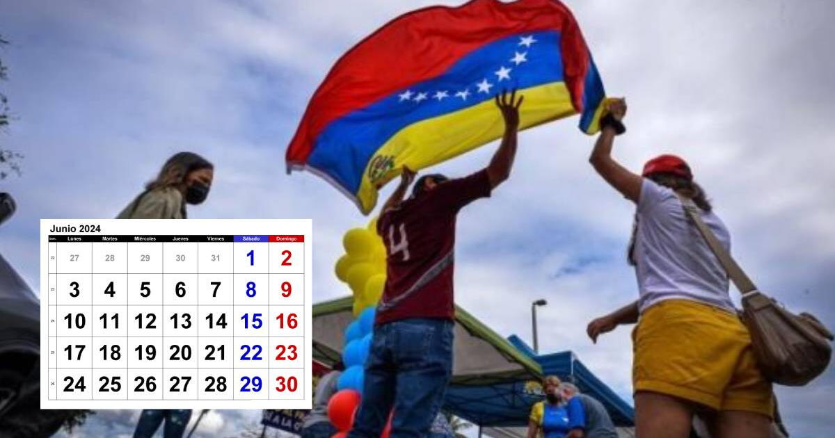 Efemérides de junio 2024 en Venezuela: calendario de los días festivos y feriados