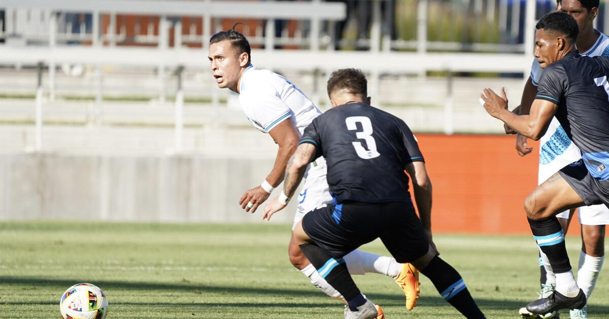 Guatemala y Nicaragua empataron 1-1 en California por partido amistoso internacional