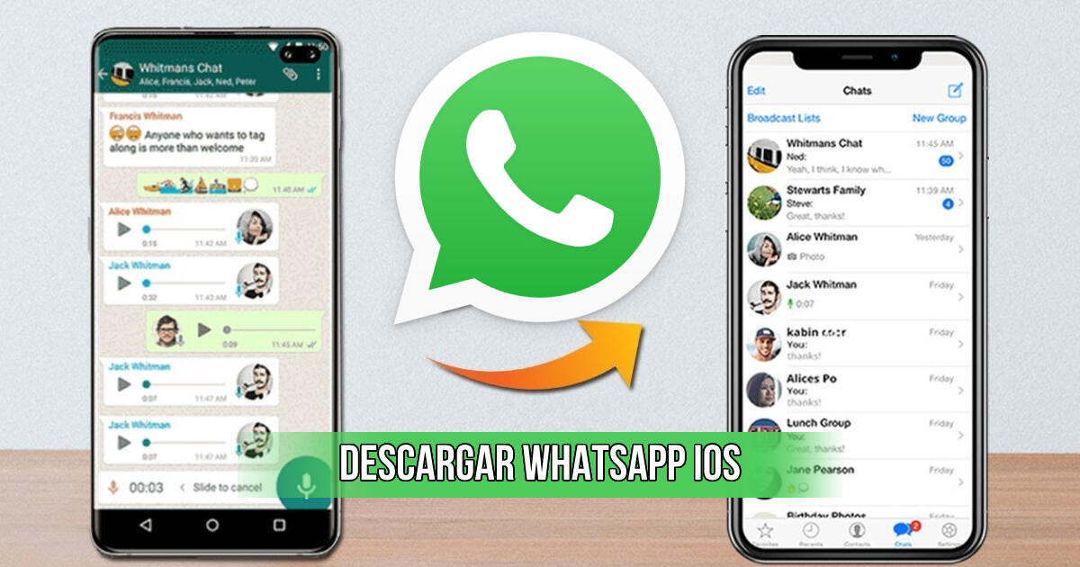 Descargar WhatsApp iOS APK con la última actualización para Android GRATIS