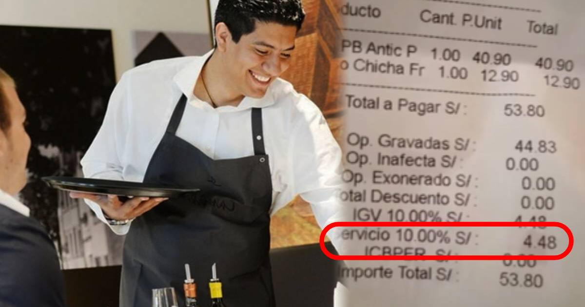 ¿Restaurantes en el Perú te pueden obligar a dejar PROPINA por 