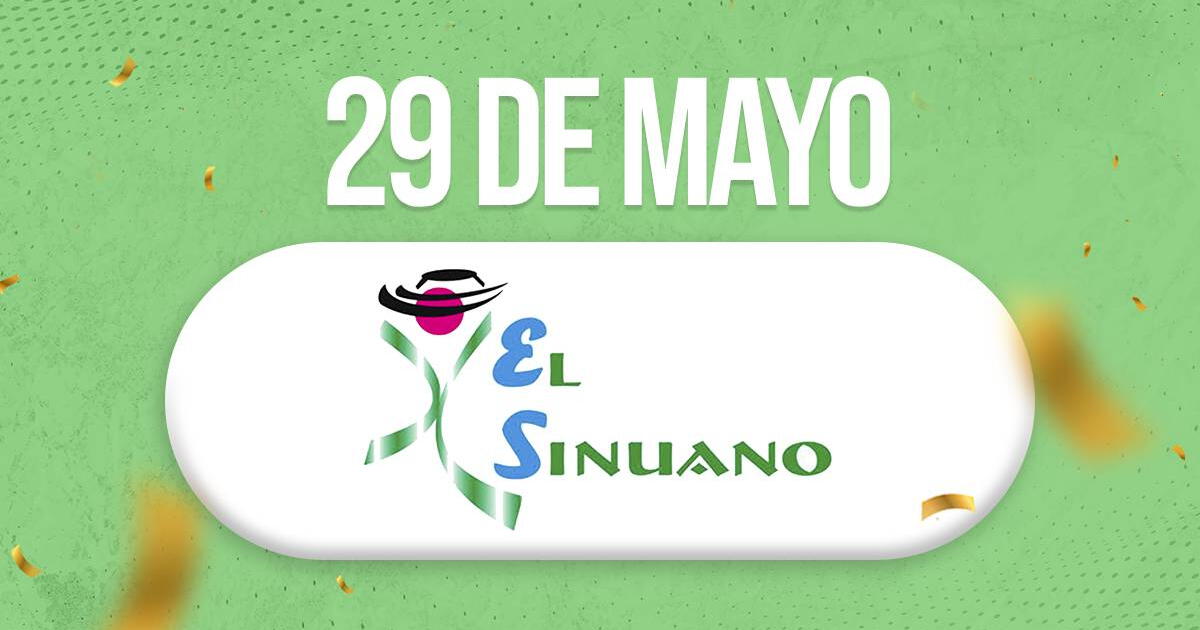 Sinuano Día, 29 de mayo: últimos resultados de la lotería colombiana