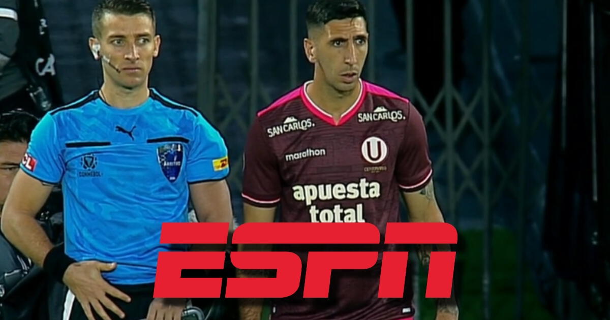 El GROSERO error de ESPN con Dorregaray durante derrota de Universitario ante Liga de Quito