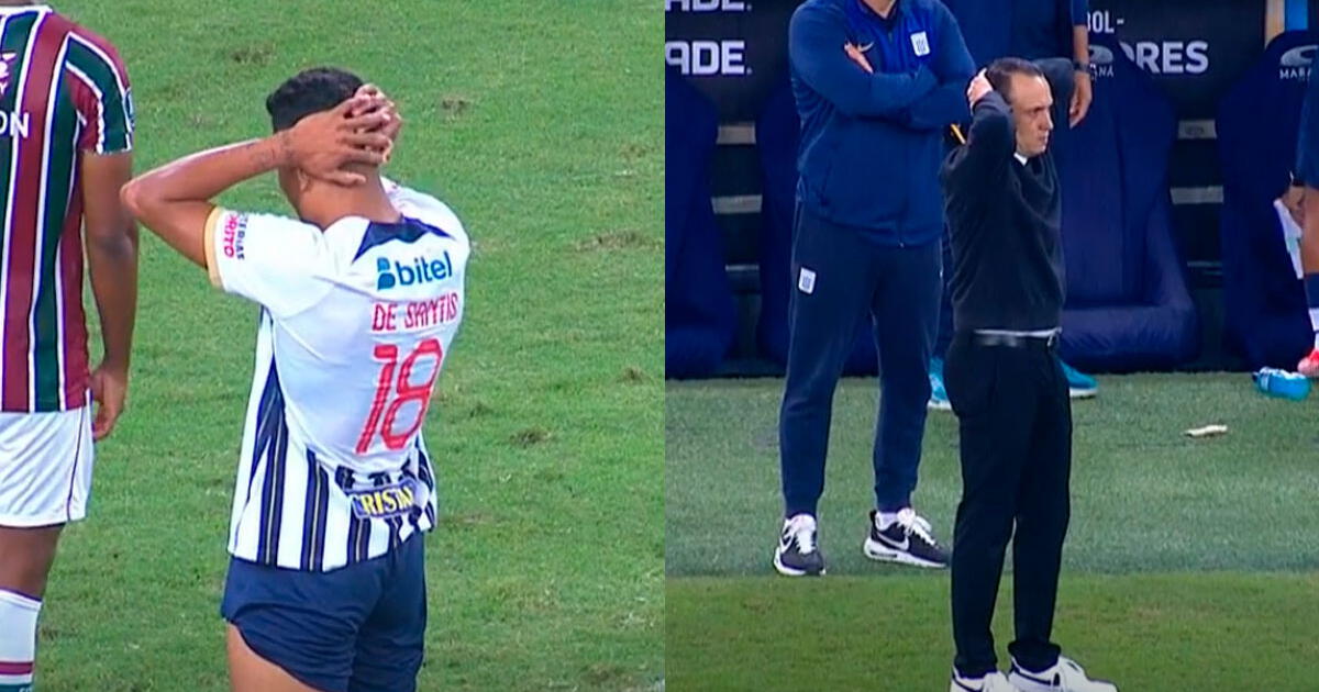 ¡De Santis, por qué! Se falló el 3-3 ante Fluminense y Restrepo tuvo una IMPENSADA reacción