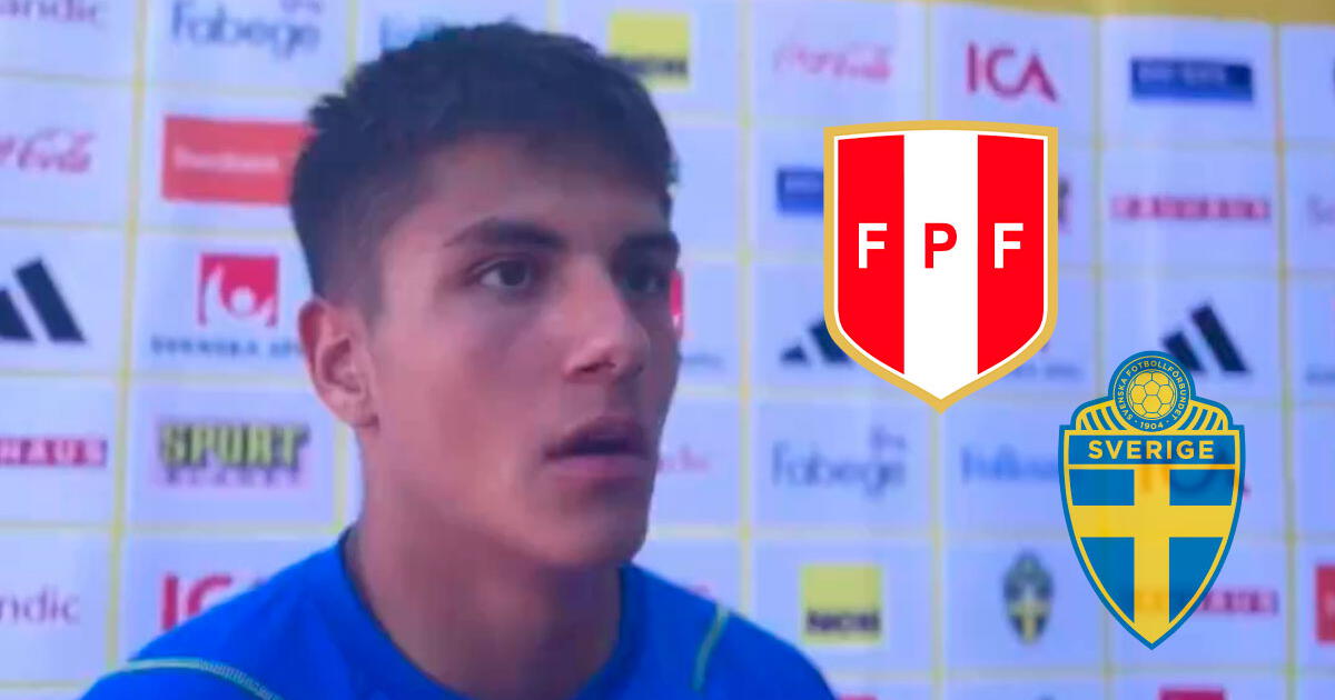 Matteo Pérez Vinlöf reveló si jugará por Suecia o Perú: 