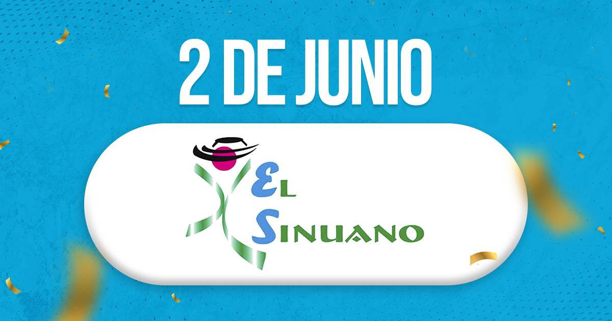 Sorteo Sinuano Día, último resultados: sigue la lotería colombiana de HOY, 2 de junio