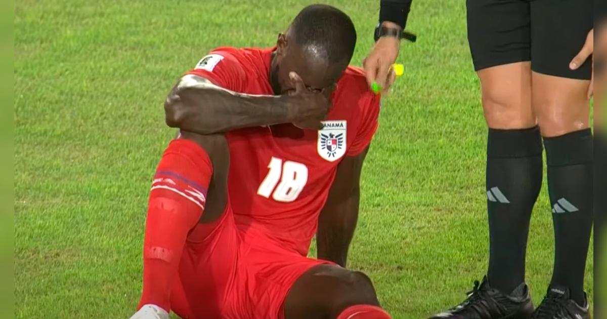 ¡Alerta en Alianza Lima! Cecilio Waterman se lesionó en partido de la selección panameña