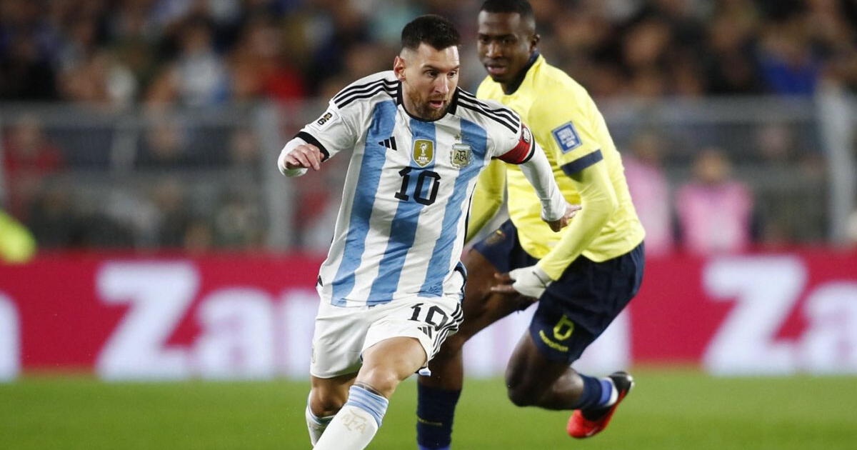 ¿A qué hora juega Argentina vs Ecuador con Messi y dónde ver el partido amistoso?