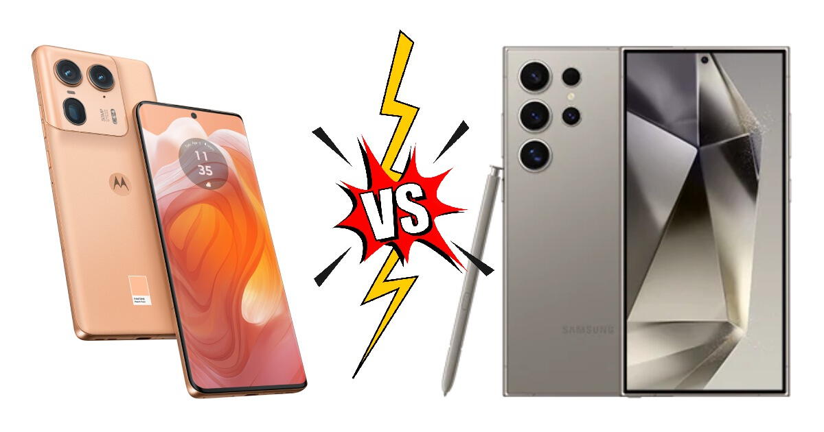 Motorola Edge 50 ULTRA vs. Galaxy S24 ULTRA: ¿Cuál de estos teléfonos me conviene comprar?