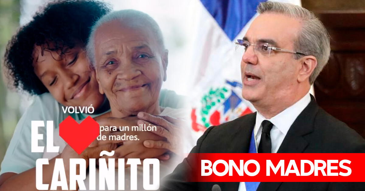 Bono Madres 2024: consulta con cédula dominicana a través del nuevo LINK de 'Cariñito'