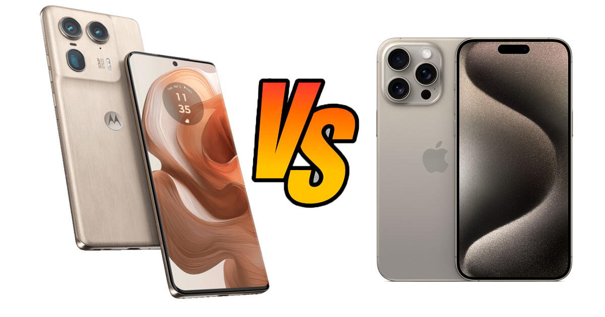 Motorola Edge 50 ULTRA vs. iPhone 15 Pro Max: ¿Cuál de estos dos celulares debo comprar?