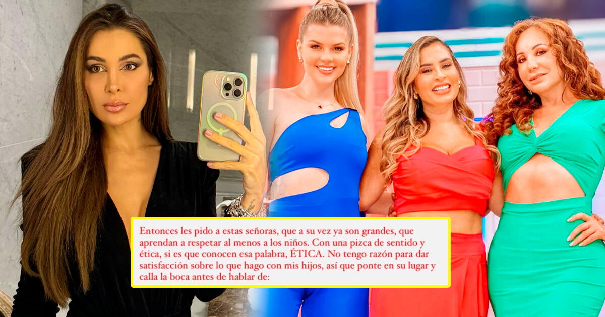 Ana Paula Consorte arremete contra conductoras de 'América Hoy': 